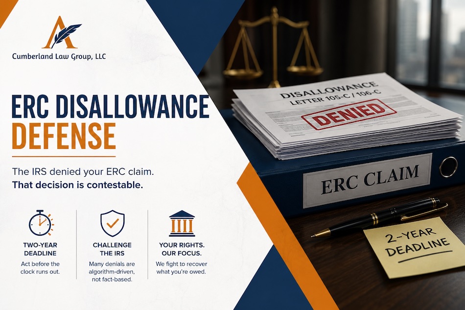 How to Appeal an ERC Disallowance | IRS Letter 105-C & 106-C